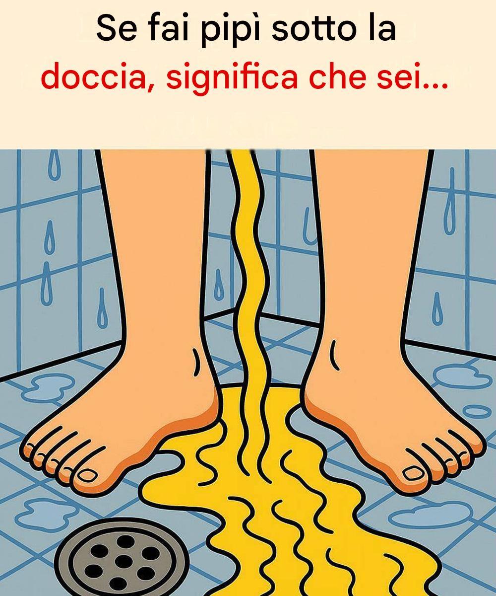 Fare pipì sotto la doccia: cosa dovresti sapere su questa abitudine