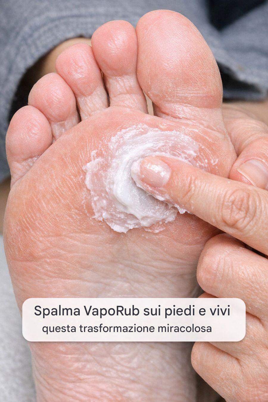 Spargi VapoRub sui piedi e ottieni questo cambiamento miracoloso.
