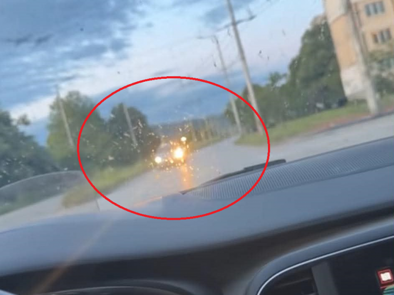 Dai, su! Un altro guidatore “confuso” ha guidato la sua auto sulla strada in arrivo a Vratsa /foto+video/