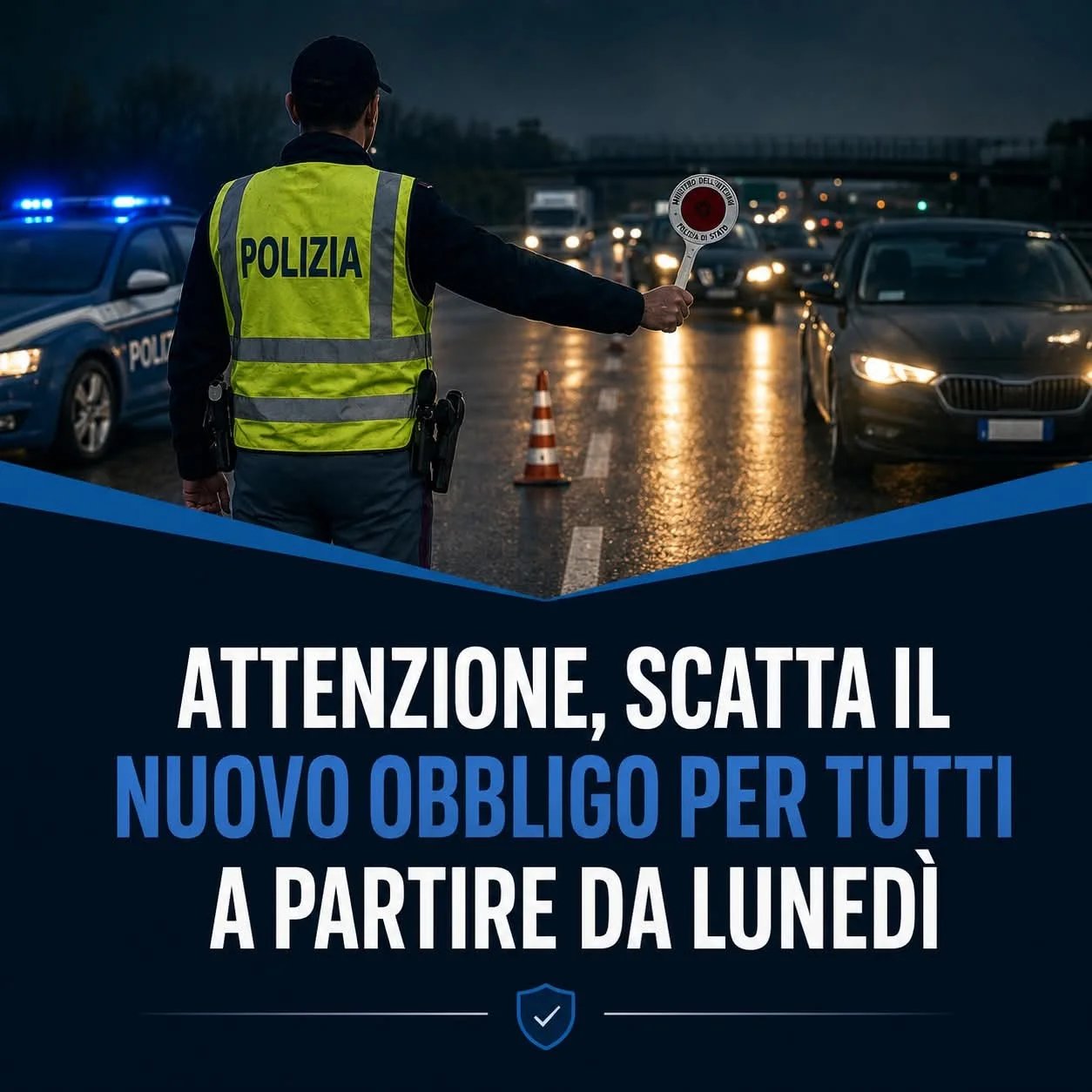 Attenzione, scatta il nuovo obbligo per tutti a partire da lunedì (1 / 2)