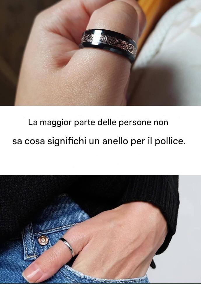 Cosa significa anello per il pollice?