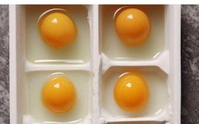 Rompi le uova nella teglia per cubetti di ghiaccio e mettila nel freezer. Ecco perché