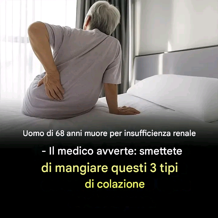 I 3 tipi di colazione che potrebbero danneggiare i tuoi reni