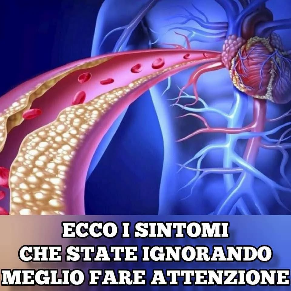 Ecco i sintomi dell’ ipercolesterolemia che state ignorando. Meglio fare attenzione (1 / 2)
