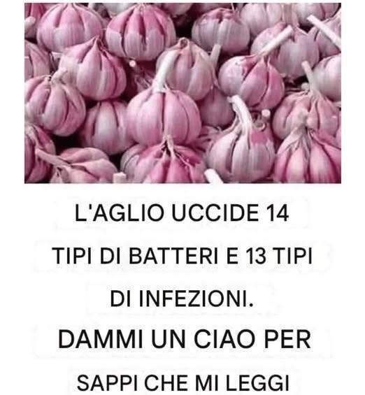 Aglio: un antibiotico naturale per combattere batteri e infezioni. Ricetta completa è nel primo commento