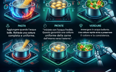 Acqua fredda o bollente? Come cucinare senza perdere sapore e valore nutritivo.