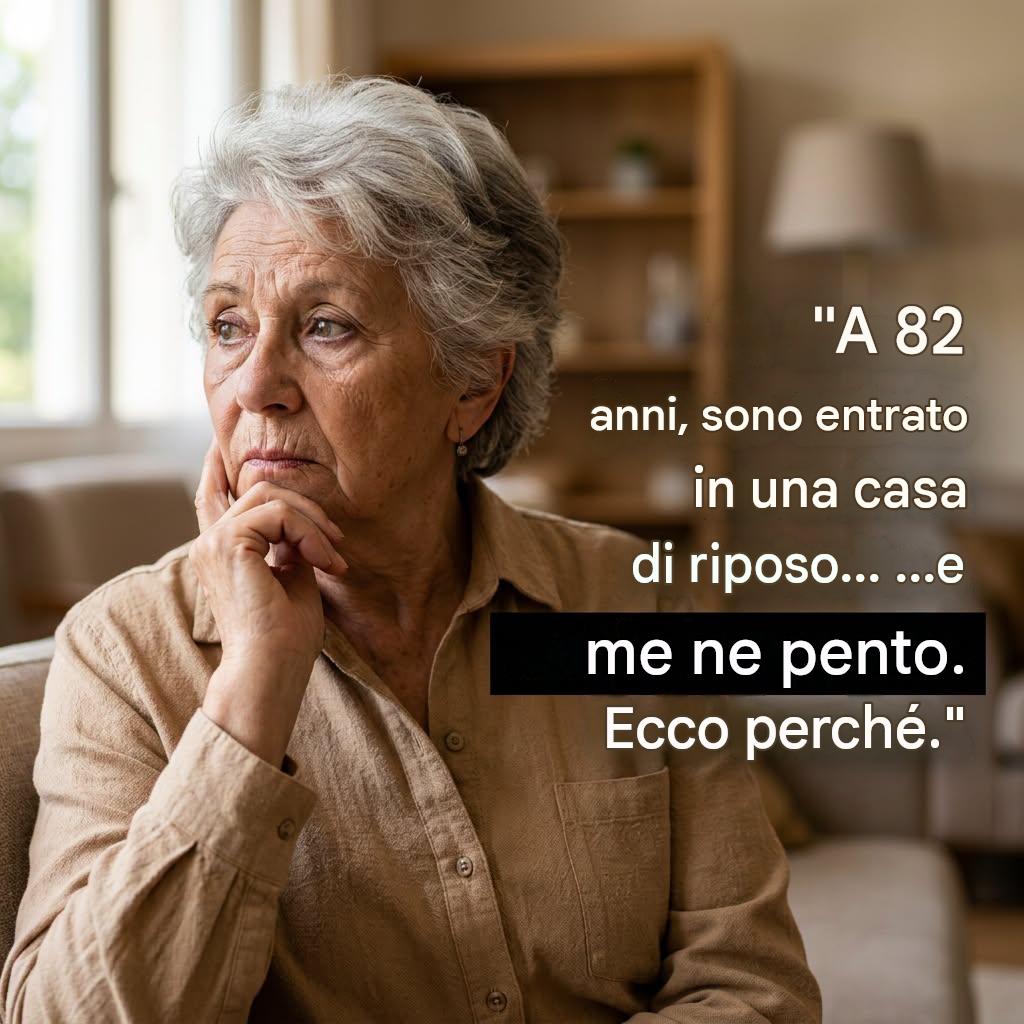 Mi sono trasferito in una casa di riposo all’età di 82 anni e oggi mido l’entità del mio errore
