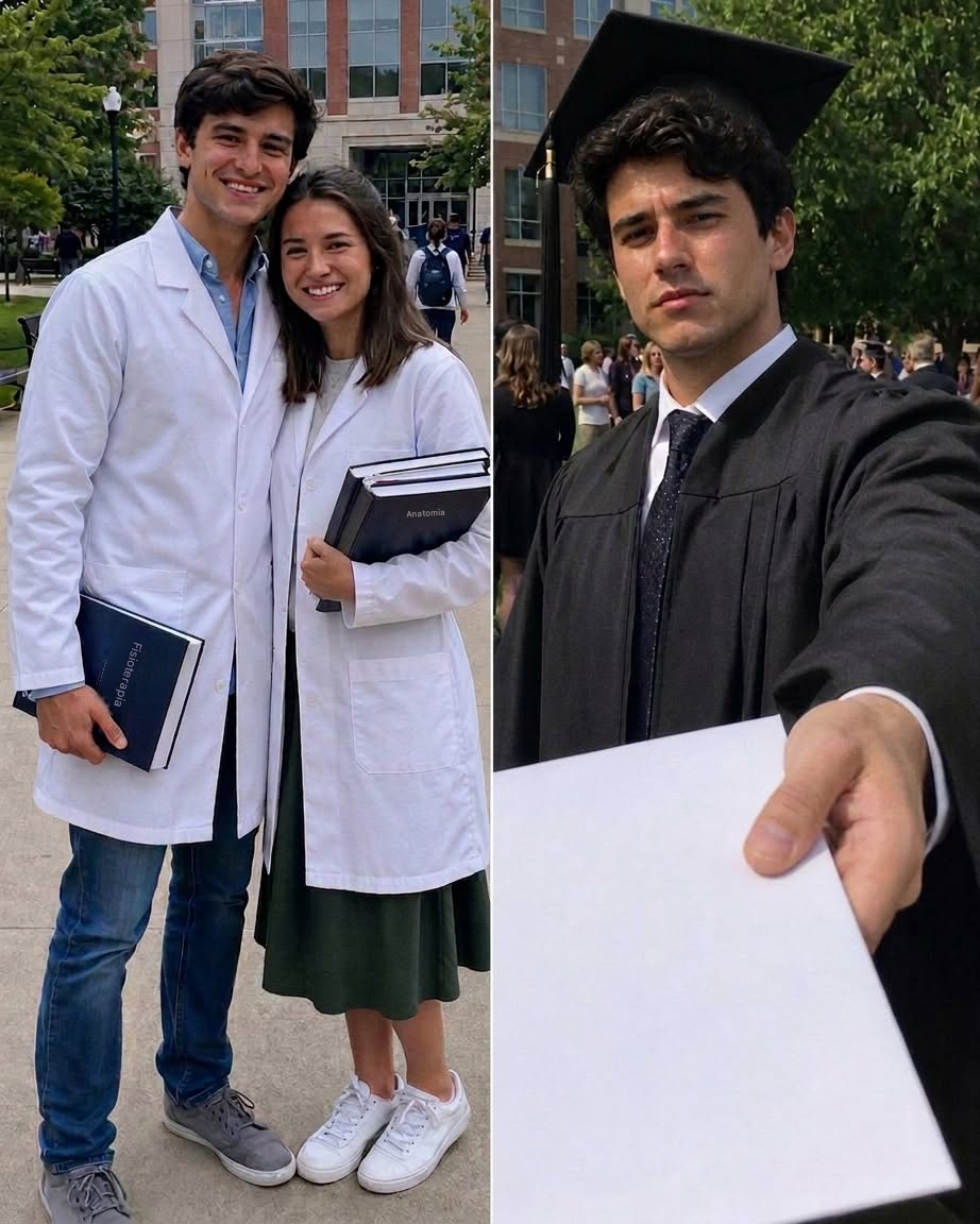 Ho fatto due lavori per aiutare mio marito a diventare medico – Alla sua laurea, mi ha consegnato i documenti del divorzio, ma poi il suo compagno di classe mi ha fermato