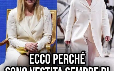 Giorgia Meloni, ecco perché indossa sempre abiti bianchi