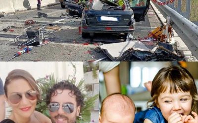 Autostrada paralizzata, Michela e Salvatore erano con le figlie di 1 e 5 anni (1 / 2)