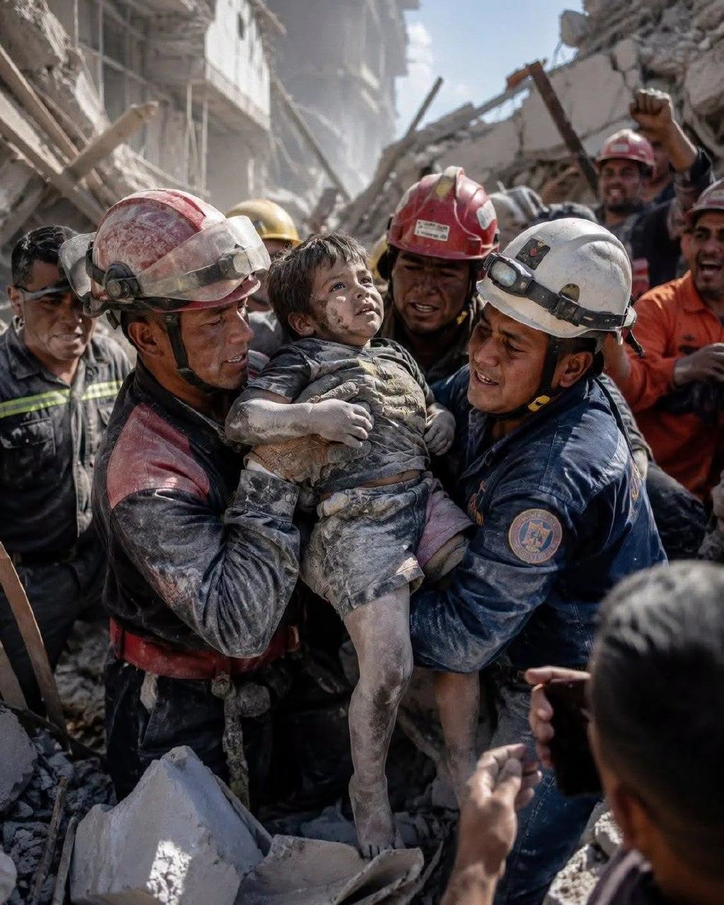 Terremoto Venezuela: bambino estratto vivo da sotto le macerie dopo 5 giorni (1 / 2)