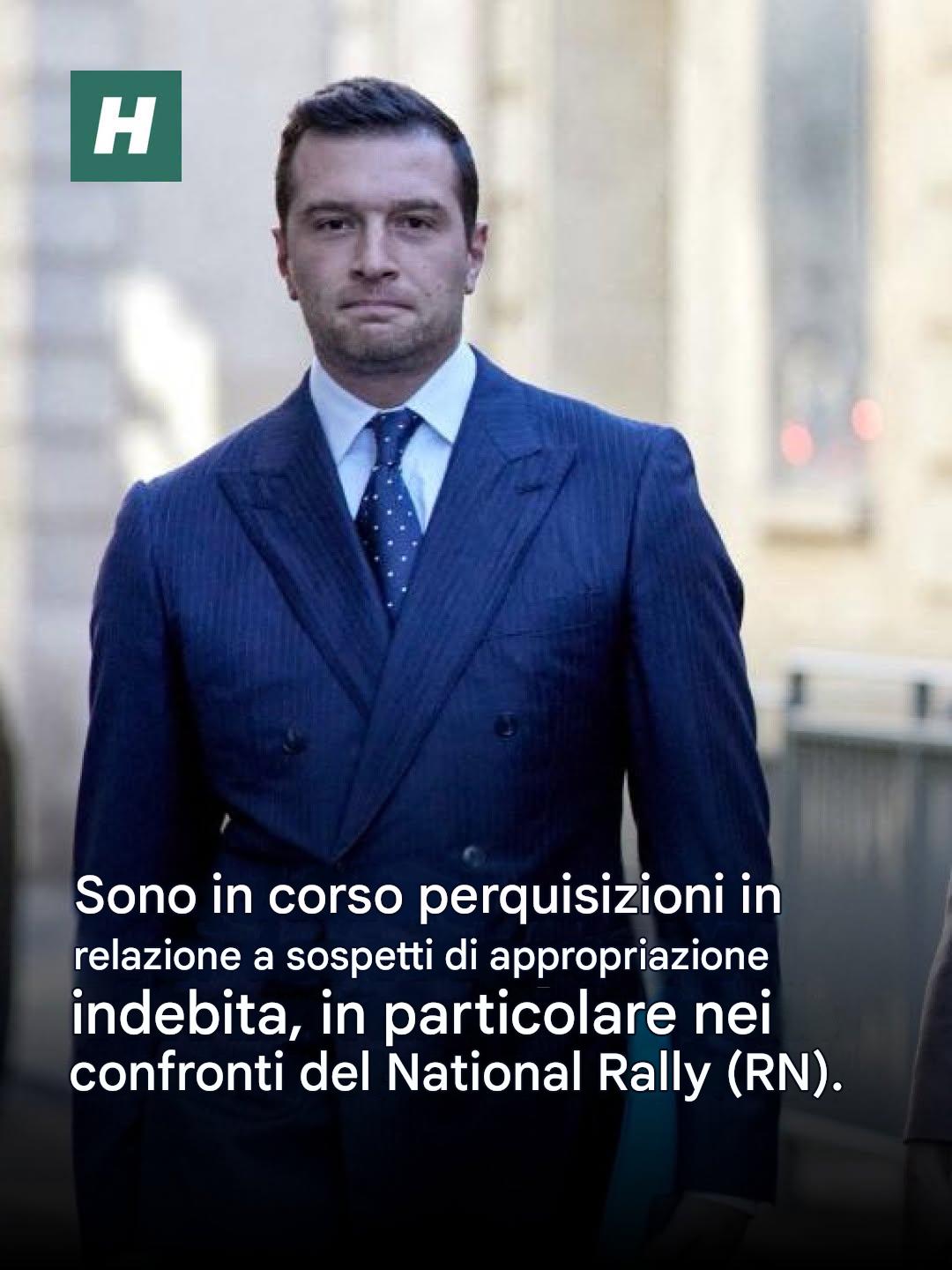 Le ricerche stanno avvenendo presso la sede centrale dei fornitori di comunicazioni che hanno collaborato con il Rally Nazionale, ha detto Jordan Bardella. 👉