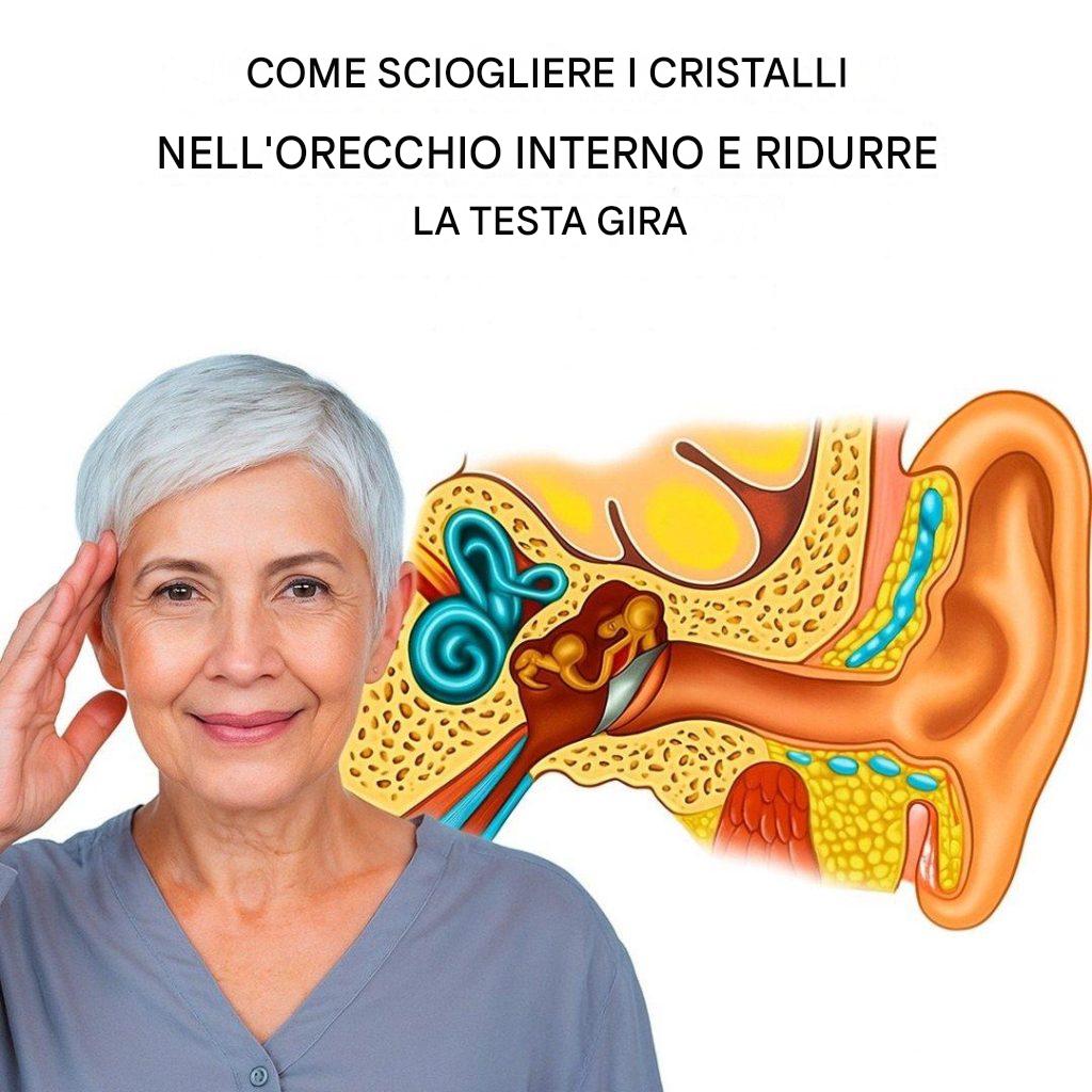 Come eliminare i cristalli nell’orecchio interno e ridurre le vertigini