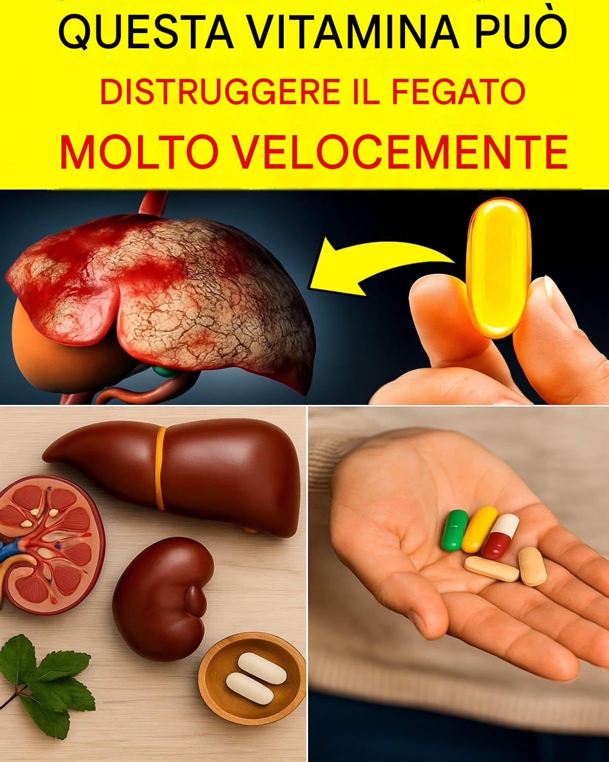 9 vitamine e integratori che possono influire su fegato e reni se usati in modo improprio