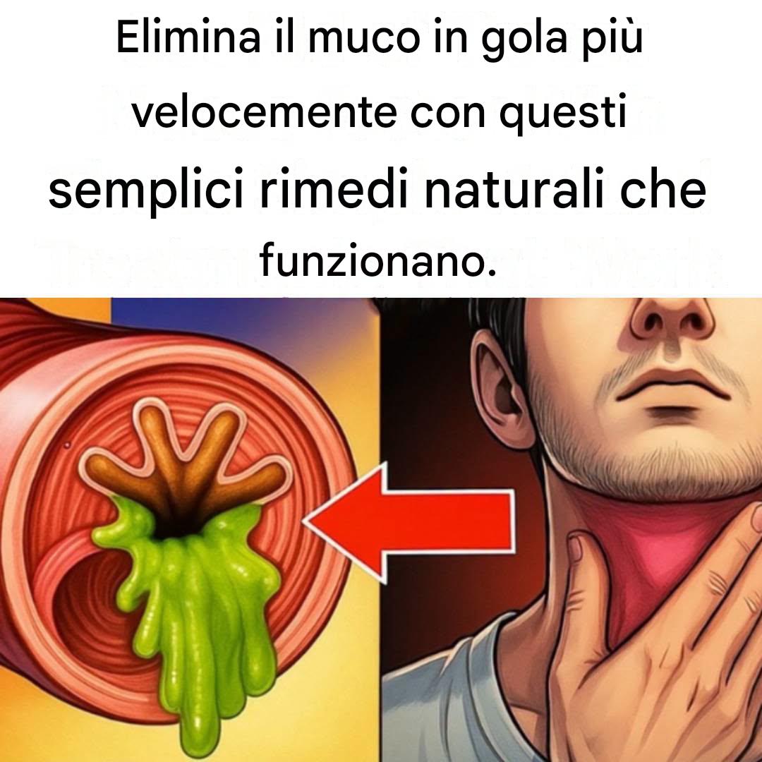 Elimina il muco in gola più velocemente con questi semplici rimedi naturali