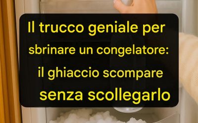 Il trucco ingegnoso per scongelare un congelatore: il ghiaccio scompare senza scollegare la spina di alimentazione