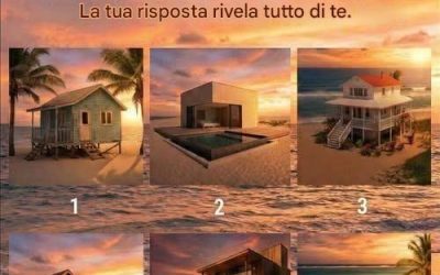 Non devi far altro che scegliere la casa sulla spiaggia in cui desideri vivere per il resto della tua vita.