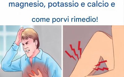 Segnali d’allarme che i tuoi livelli di magnesio, potassio e calcio sono sbagliati e come risolverli!