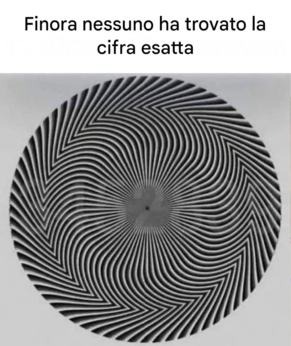 In quest’illusione ottica si cela un numero, che non tutti percepiscono allo stesso modo.